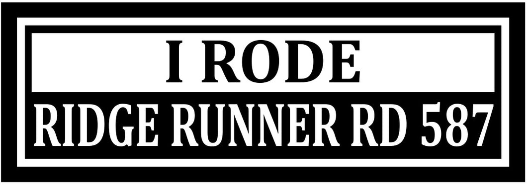 Ridge Runner IRS